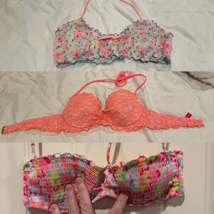 Lot of 3 Victoria’s Secret bikini tops